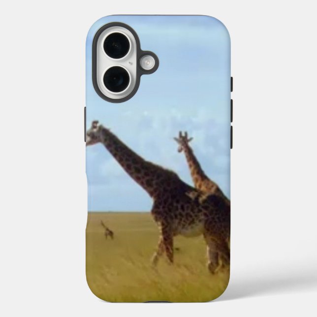 Make it Kenyan African Safari Giraffes Case-Mate iPhone Case (Back)