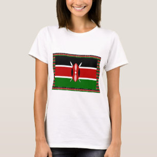Make it Kenyan Beautiful Inspirational Flag Colour T-Shirt