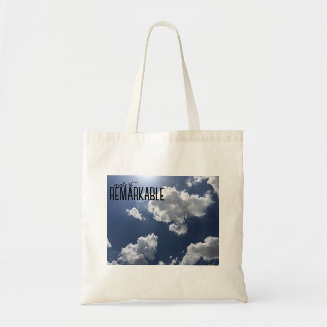 Make it remarkable tote bag (Front)
