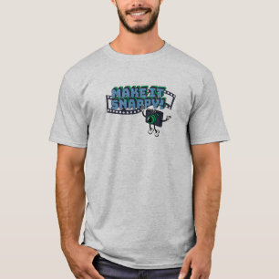 Make it snappy quote retro cartoon T-Shirt