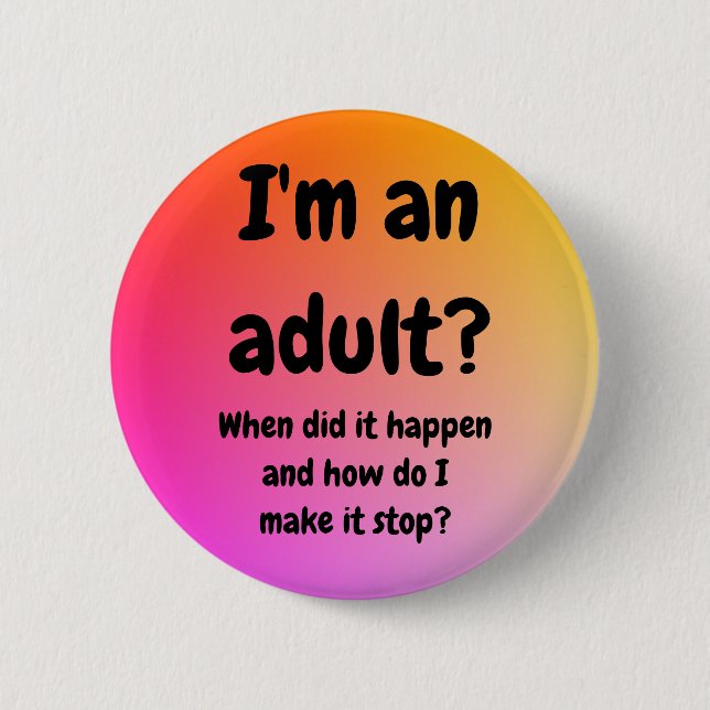 Make It Stop  2 Inch Round Button (Front)