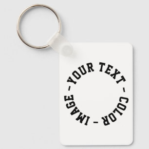 Make It Your Own 1.6" x 2.25" Rectangle Keychain