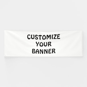 Make It Your Own 4' x 12' Outdoor Banner