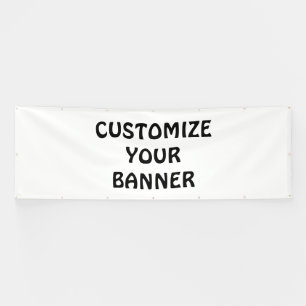 Make It Your Own 4' x 12' Outdoor with Metal Banner