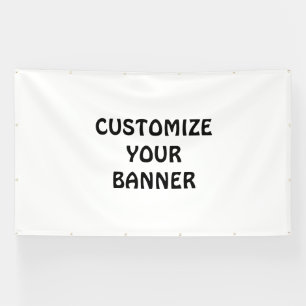 Make It Your Own 6' x 10' Outdoor with Metal Banner