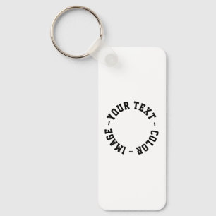 Make It Your Own Aluminum 1.25" x 3" Keychain