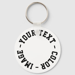 Make It Your Own Aluminum Circle 2" Keychain