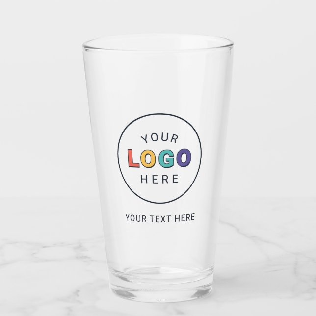 Make It Yours Custom Logo Glass (Front)