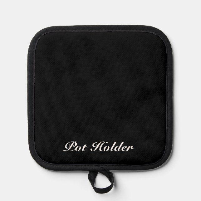 Make It Yours with a Custom Text Pot Holder (Front)