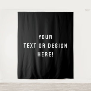 Make It Yours – XL Custom Black Tapestry