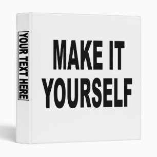 Make It Yourself Custom Avery Binder