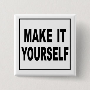 Make It Yourself Custom Button Pins
