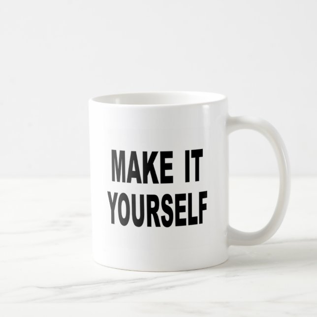 Make It Yourself Custom Coffee Mug (Right)