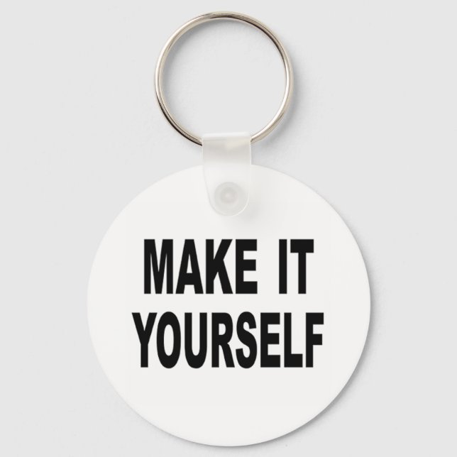 Make It Yourself Custom Keychain (Front)