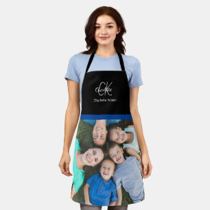 Make it Yourself Personalized Photo Monogram  Name Apron