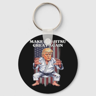 Make Jiu-jitsu Great Again Trump Republican Bjj Keychain