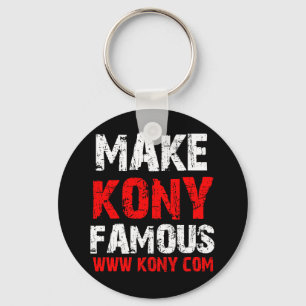 Make Kony Famous - Kony 2012 Keychain
