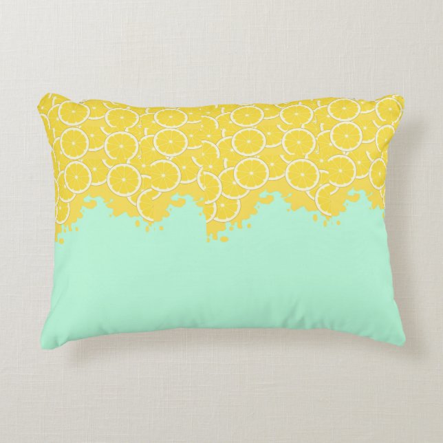 Make Lemonade Accent Pillow (Front)