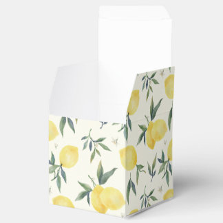 Make Lemonade (Ivory) Lemon Pattern – Favour Box