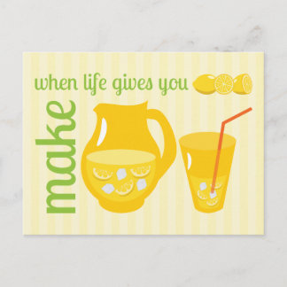 Make Lemonade Postcard