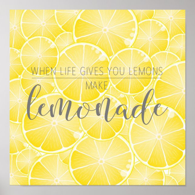 Make Lemonade Poster (Front)