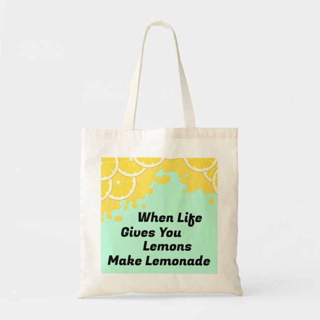 Make Lemonade Tote Bag (Front)