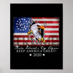 Make Liberals Cry Again T - Donald Trump Election  Poster