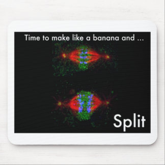 Make like a banana and ... split. mouse pad