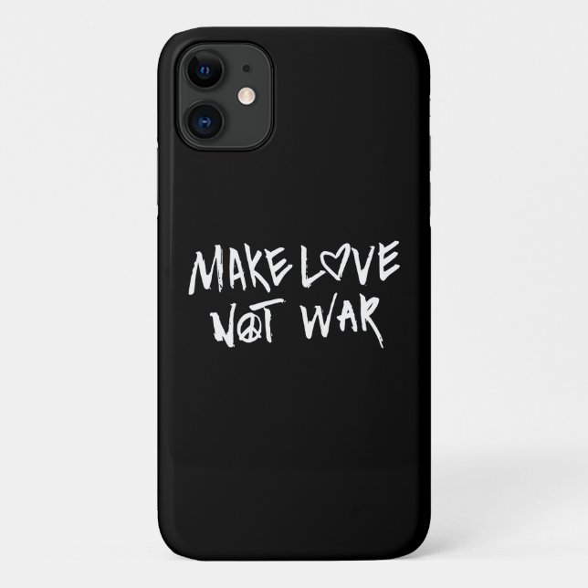 Make Love Not War Case-Mate iPhone Case (Back)