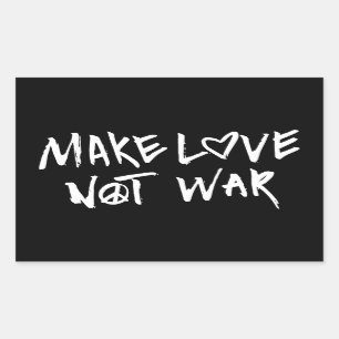 Make Love Not War Sticker