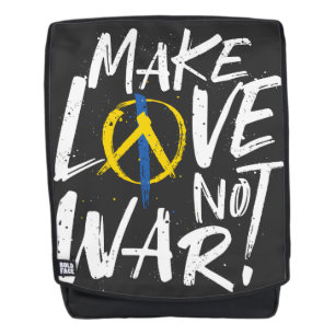 Make Love Not War Support Ukraine  Backpack