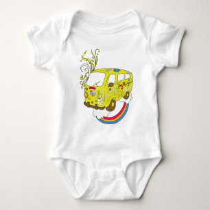 Make Love Not War Van ~ 60s Hippie Peace Sign Baby Bodysuit