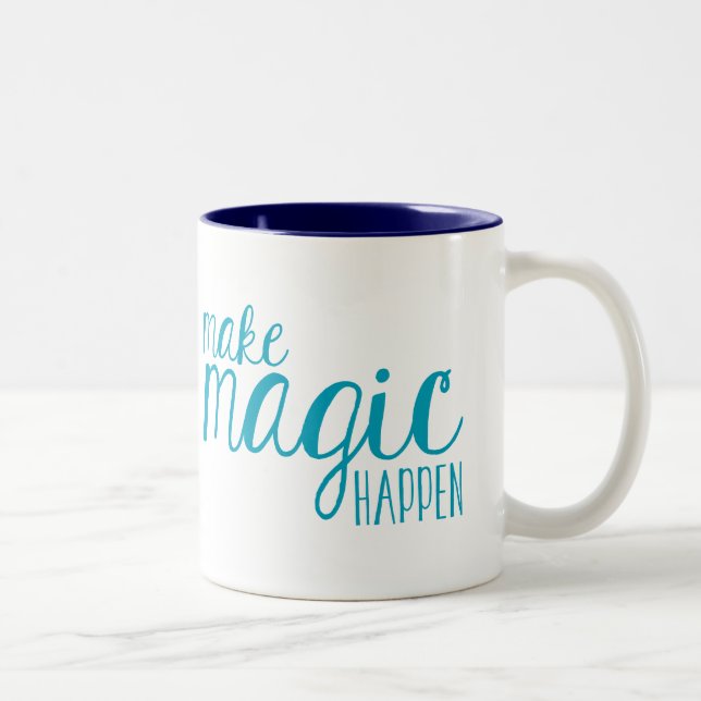Make Magic Happen Typography Mug (Right)