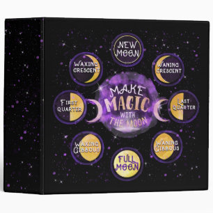 Make Magic With The Moon Lunar Cycles Phases Binder