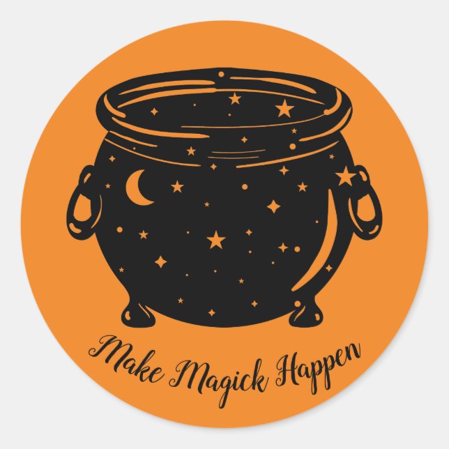 Make Magick Happen Sticker (Front)