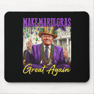 Make Mardi Gras Great Again Mouse Pad