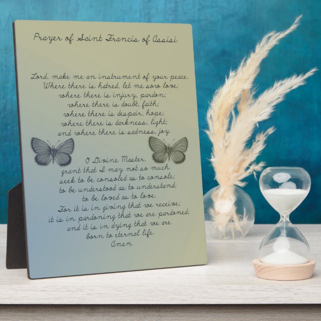 Make Me An Instrument Plaque (Side)