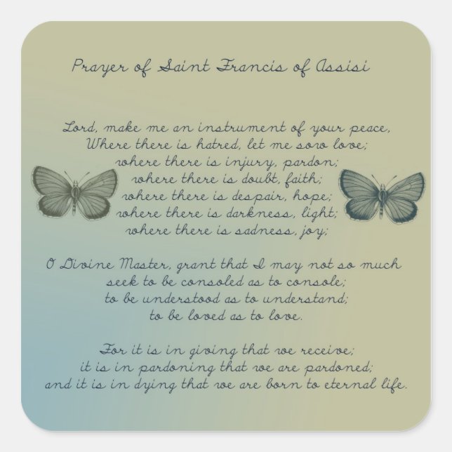 Make Me An Instrument Square Sticker (Front)