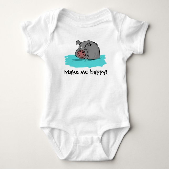 Make me happy baby bodysuit (Front)