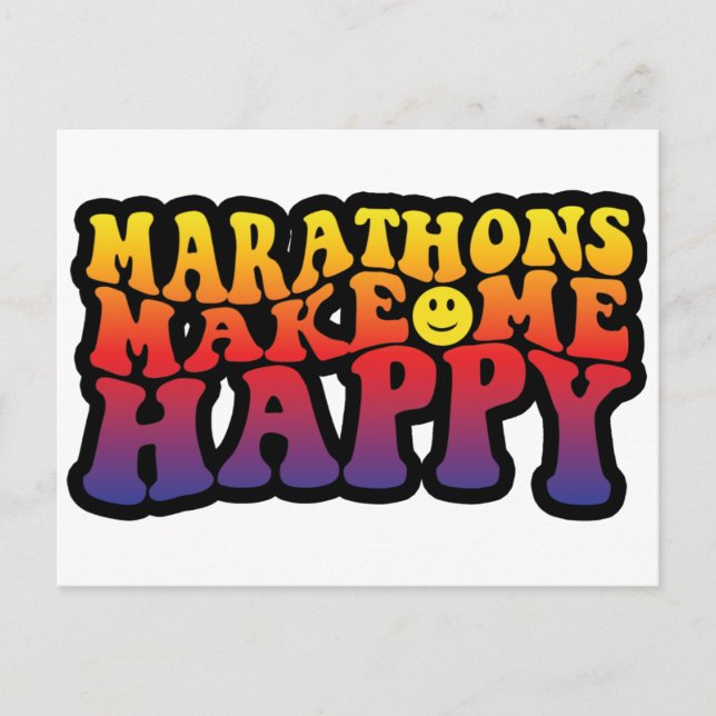 Make Me Happy! Postcard (Front)