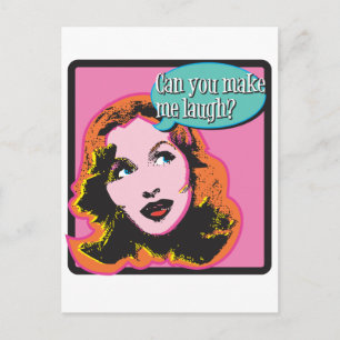 Make Me Laugh Postcard