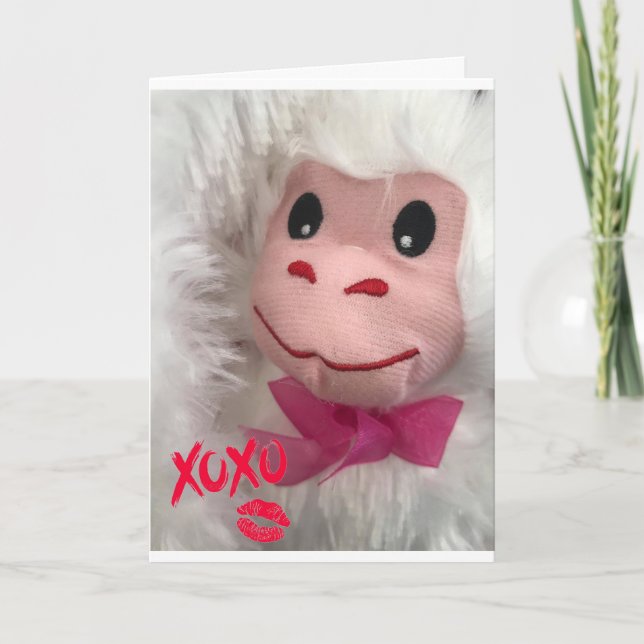MAKE ME THE HAPPIEST & SAY U WILL BE MY VALENTINE HOLIDAY CARD (Front)