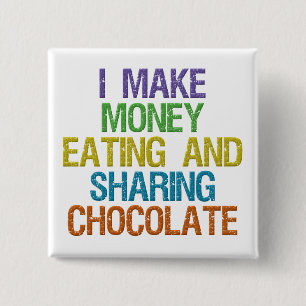Make Money 2 Inch Square Button