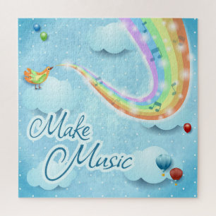 Make music, digital art jigsaw puzzle