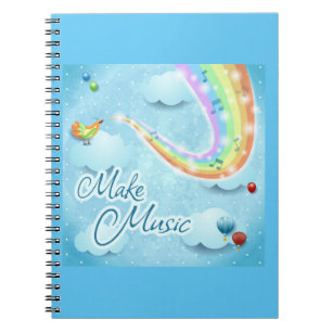 Make music, digital art Notebook