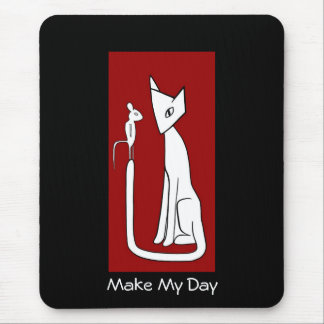 Make My Day - Cat & Mouse Pad