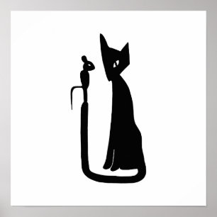 Make My Day Cat & Mouse Poster
