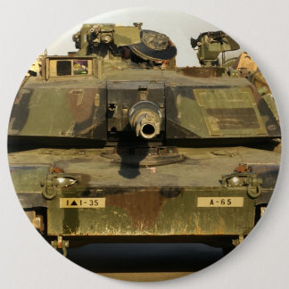 Make My Day M1A1Abrams MBT 6 Inch Round Button