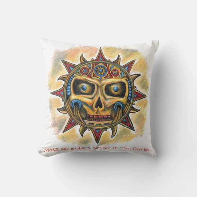 Make No Bones About It, pillow (Front)