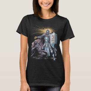 Make No Peace With Evil Archangel Michael Jesus Go T-Shirt